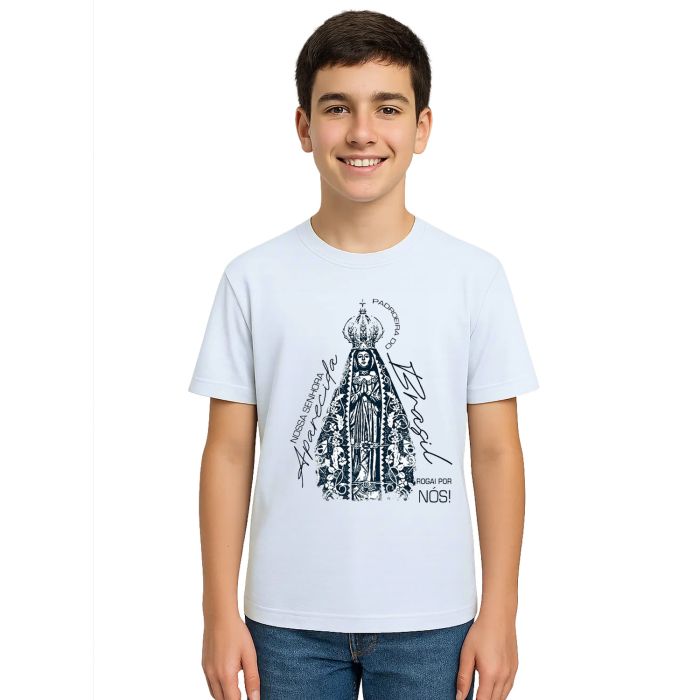Camiseta Padroeira do Brasil Nossa Senhora Personalizada