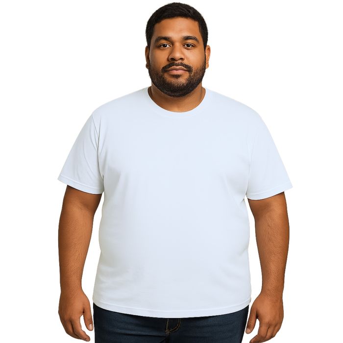 Camiseta Branca 100% Poliéster para Sublimação