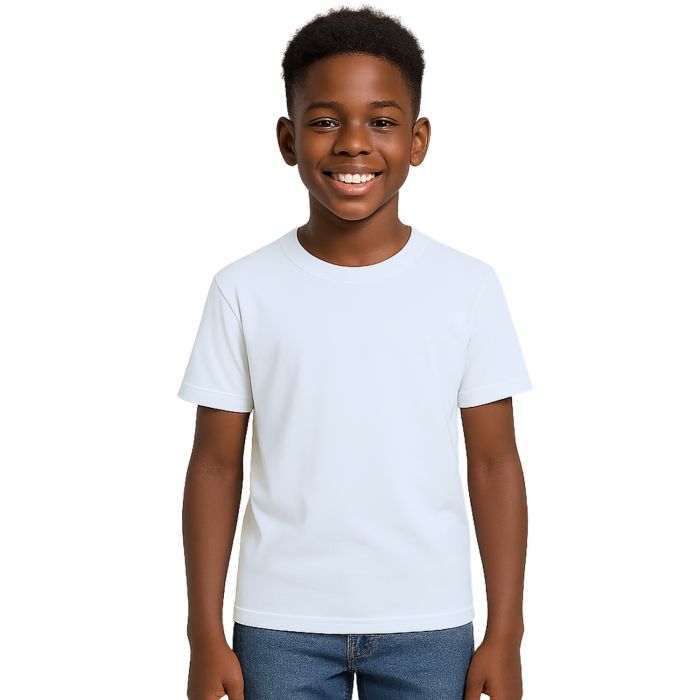 Camiseta Branca 100% Poliéster para Sublimação