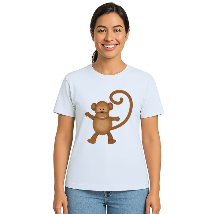 Camiseta Macaco Monkey Estampa Personalizada