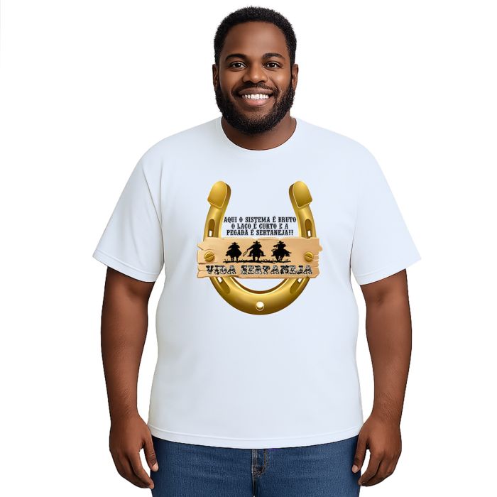 Camiseta Vida Sertaneja Country Estampa Personalizada