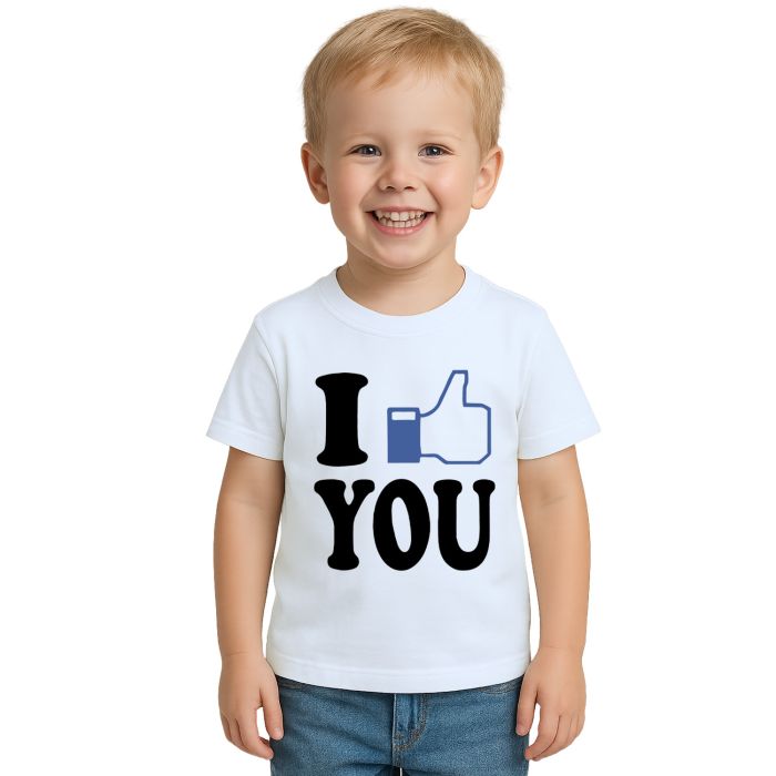 Camiseta I Like You Gosto de Você Estampa Personalizada