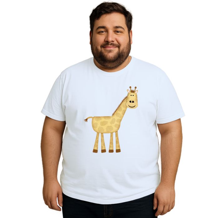 Camiseta Girafa Giraffe Girafinha Estampa Personalizada
