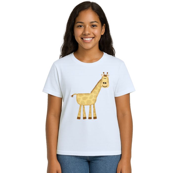 Camiseta Girafa Giraffe Girafinha Estampa Personalizada