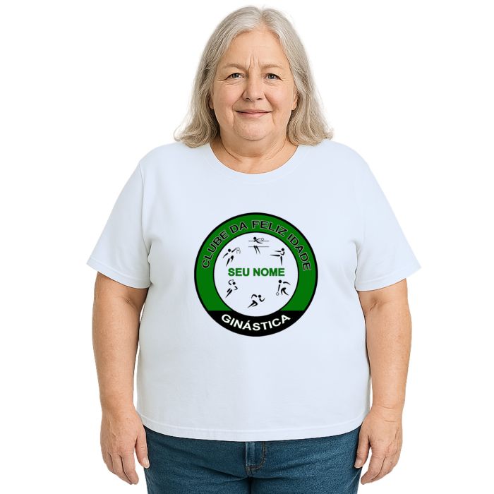 Camiseta Clube Da Feliz Idade Ginástica Personalizada
