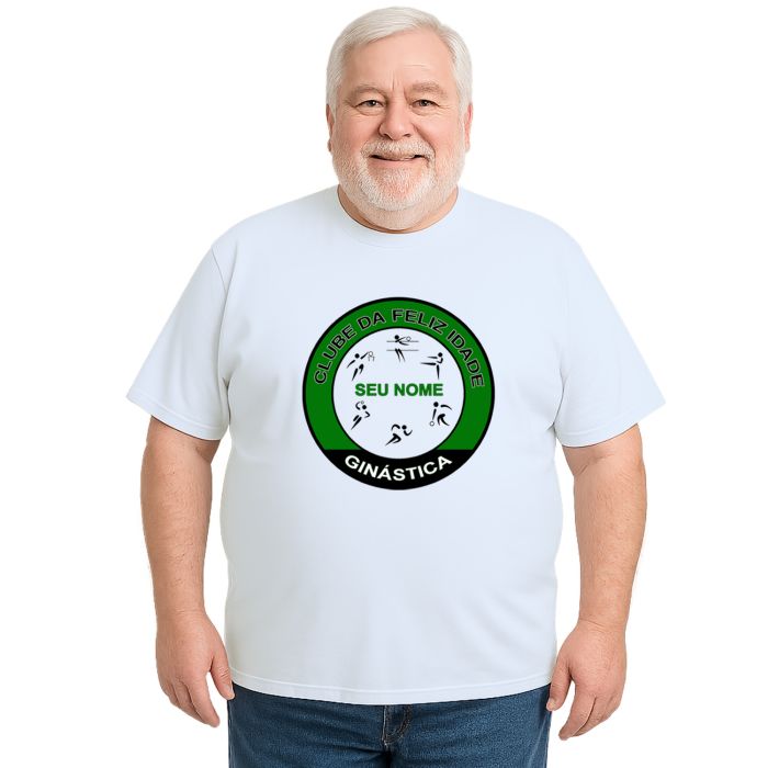 Camiseta Clube Da Feliz Idade Ginástica Personalizada
