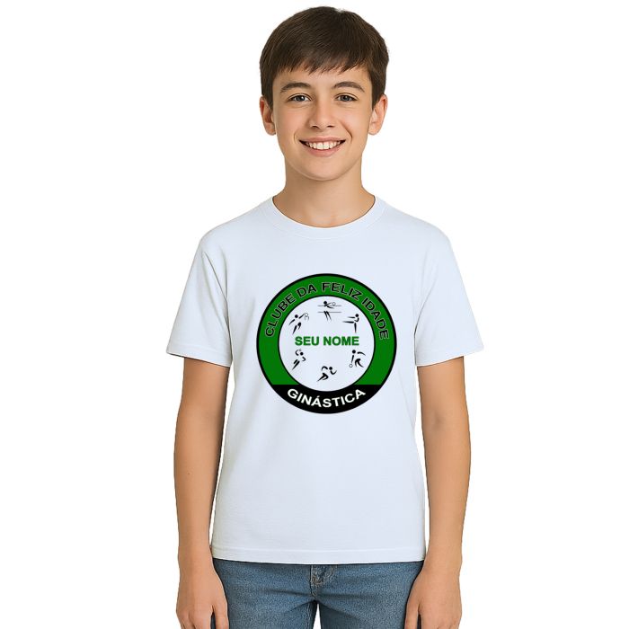 Camiseta Clube Da Feliz Idade Ginástica Personalizada