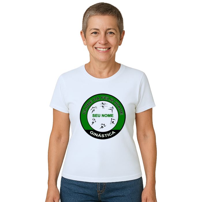 Camiseta Clube Da Feliz Idade Ginástica Personalizada