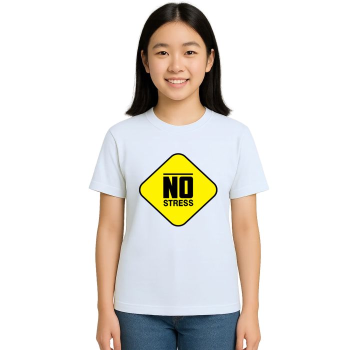 Camiseta No Stress Sem Estresse Estampa Personalizada