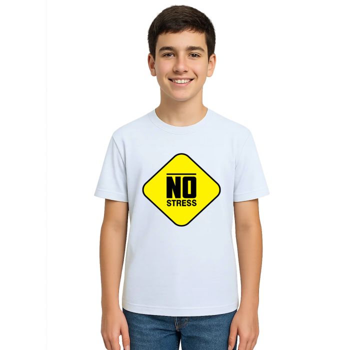 Camiseta No Stress Sem Estresse Estampa Personalizada