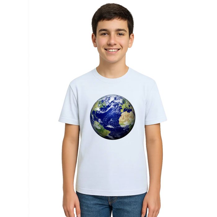 Camiseta Planeta Terra Globo Terrestre Personalizada