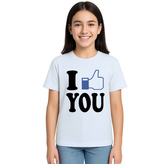 Camiseta I Like You Gosto de Você Estampa Personalizada