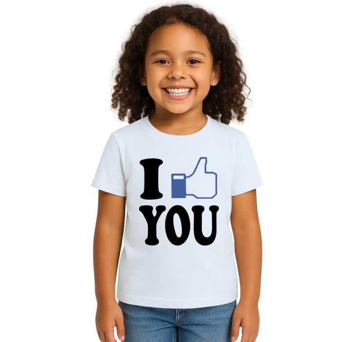 Camiseta I Like You Gosto de Você Estampa Personalizada