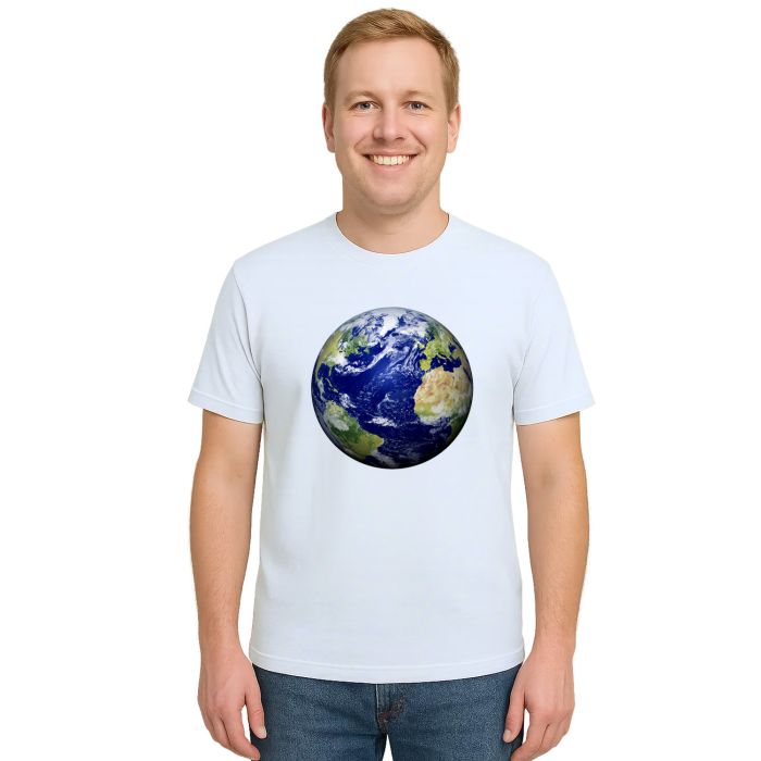 Camiseta Planeta Terra Globo Terrestre Personalizada