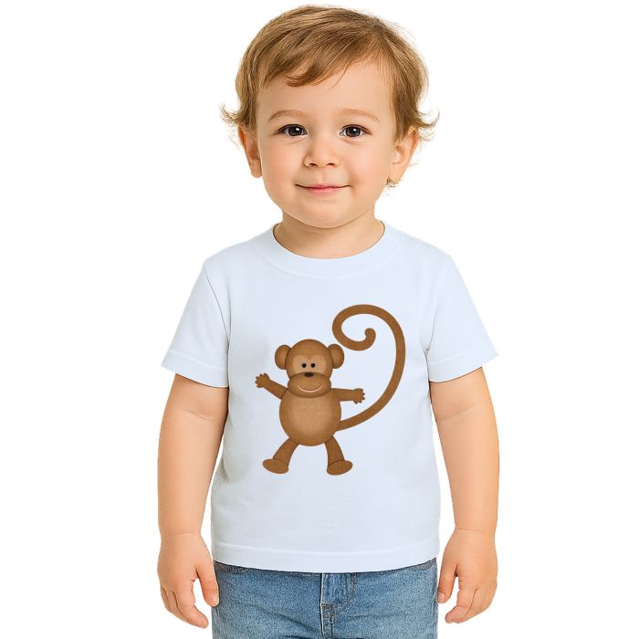 Camiseta Macaco Monkey Estampa Personalizada