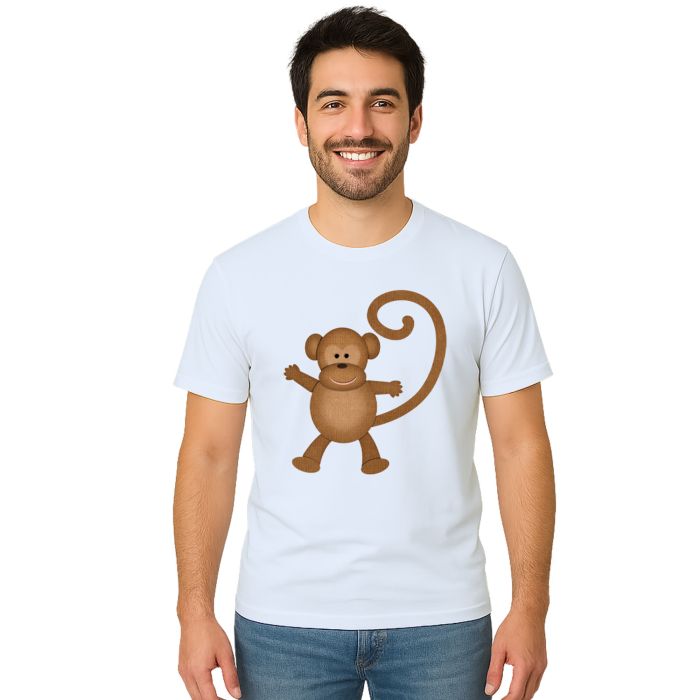 Camiseta Macaco Monkey Estampa Personalizada