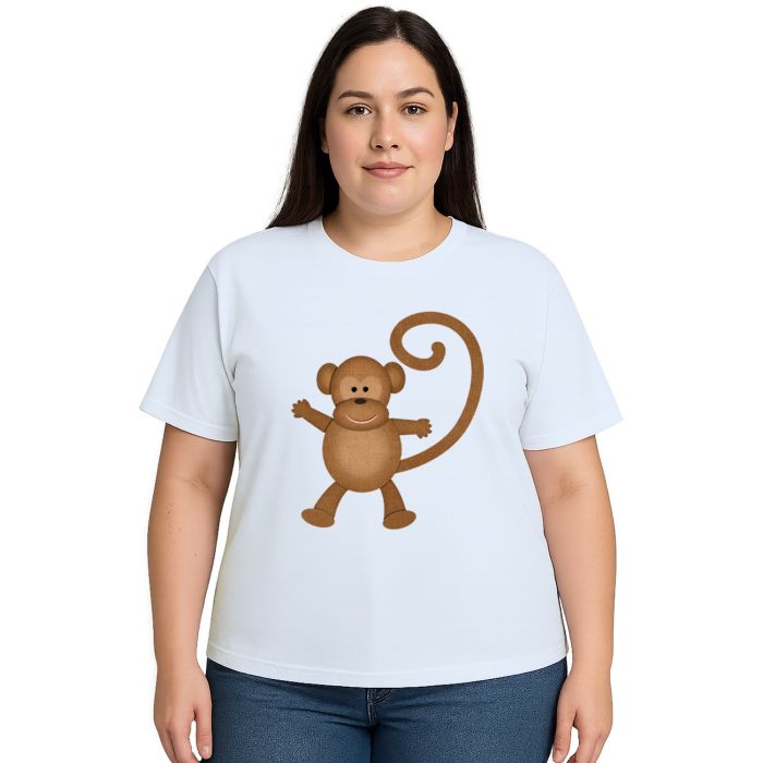 Camiseta Macaco Monkey Estampa Personalizada