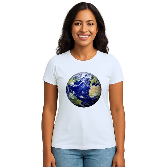 Camiseta Planeta Terra Globo Terrestre Personalizada