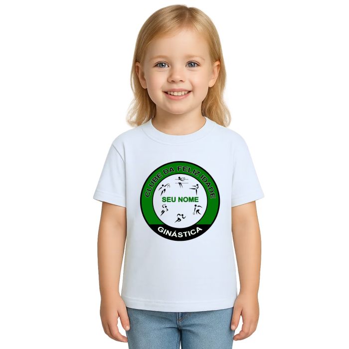 Camiseta Clube Da Feliz Idade Ginástica Personalizada