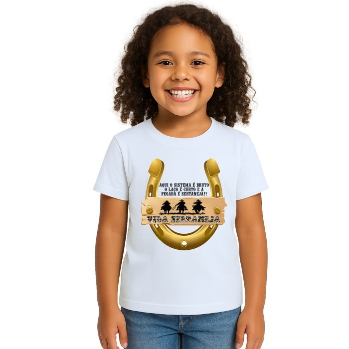 Camiseta Vida Sertaneja Country Estampa Personalizada