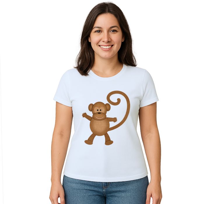 Camiseta Macaco Monkey Estampa Personalizada