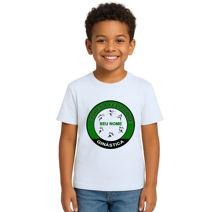 Camiseta Clube Da Feliz Idade Ginástica Personalizada