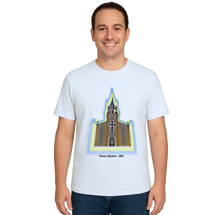 Camiseta Passa Quatro Igreja Matriz Estampa Personalizada