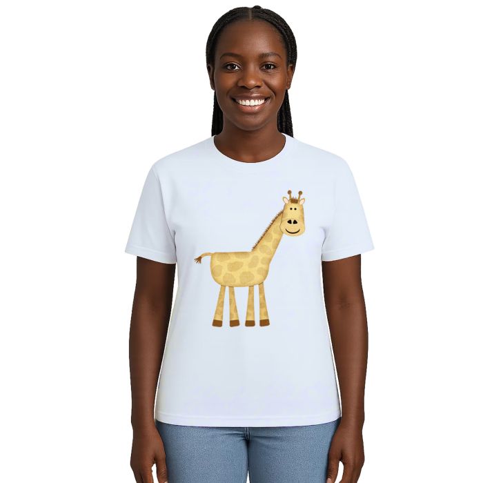 Camiseta Girafa Giraffe Girafinha Estampa Personalizada