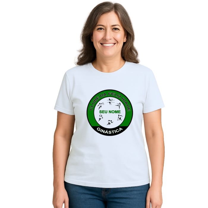 Camiseta Clube Da Feliz Idade Ginástica Personalizada