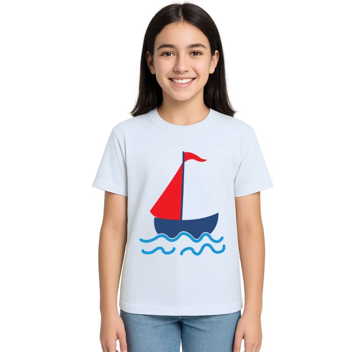 Camiseta Barquinho Caravela Barco Estampa Personalizada