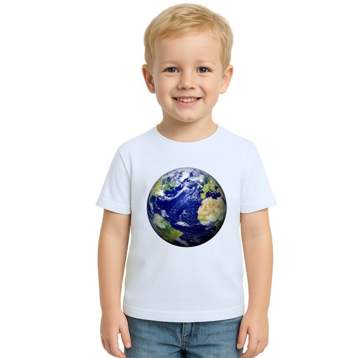 Camiseta Planeta Terra Globo Terrestre Personalizada