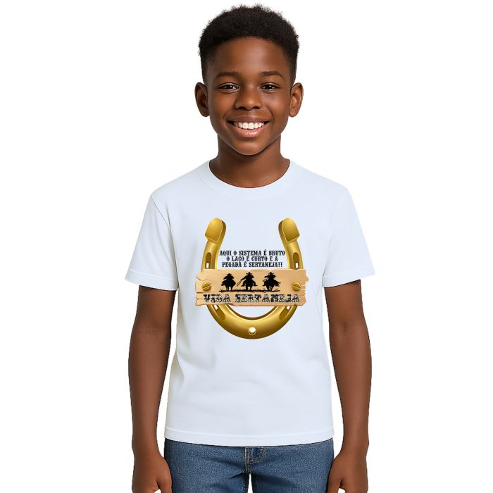 Camiseta Vida Sertaneja Country Estampa Personalizada