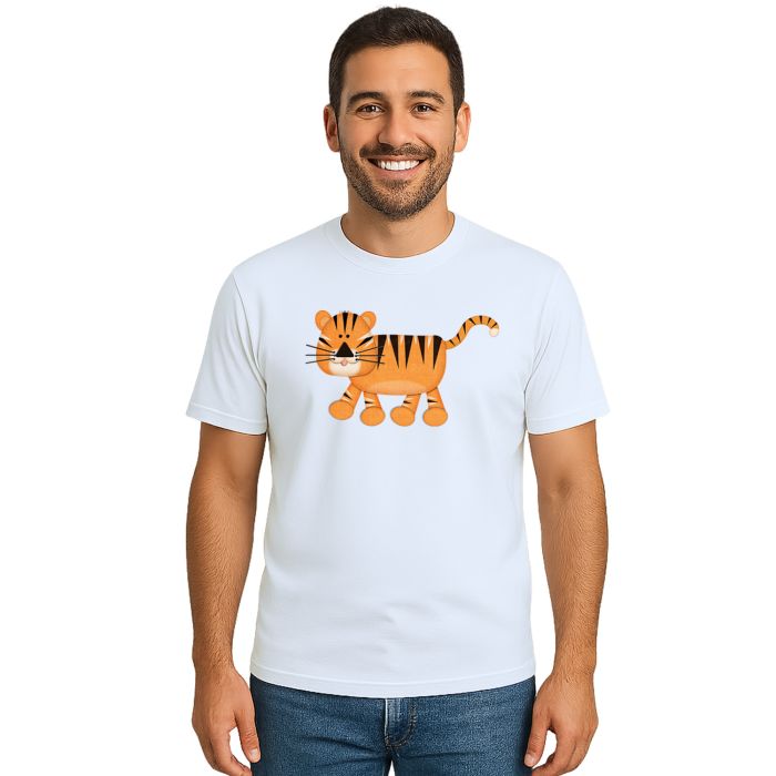 Camiseta Tigre Animais Tiger Estampa Personalizada