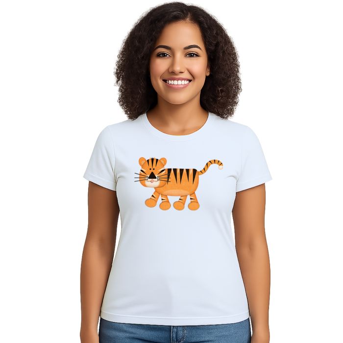 Camiseta Tigre Animais Tiger Estampa Personalizada