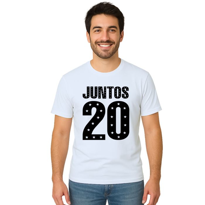 Kit 2 Camisetas Namorados Juntos Aniversário Personalizadas