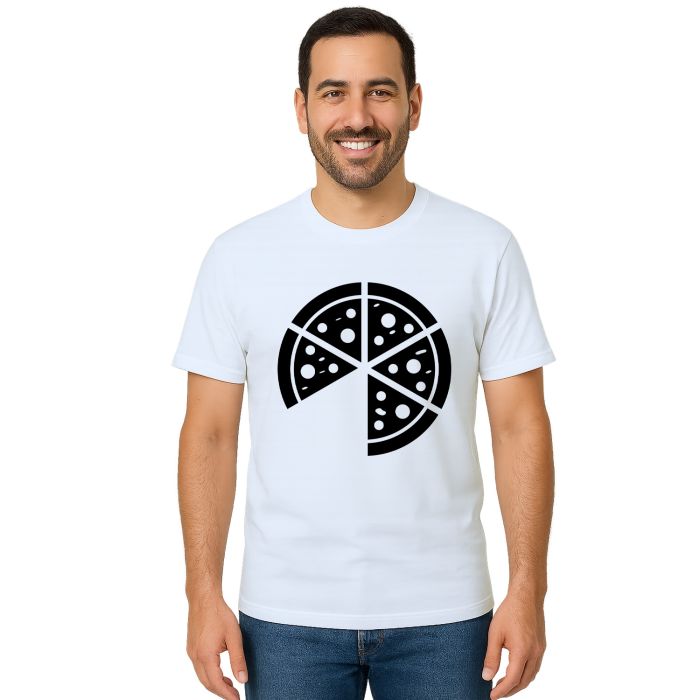 Kit 2 Camisetas Pizza Tal Pai e Filha Personalizadas
