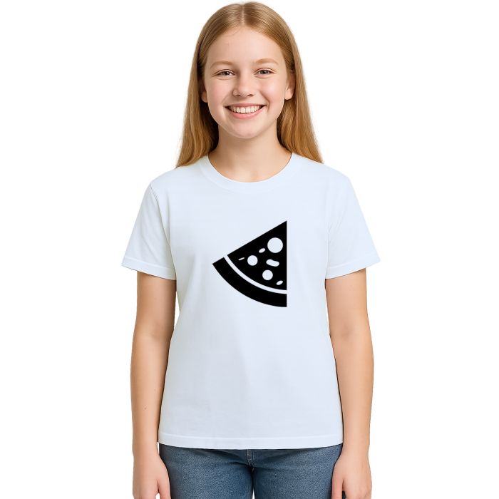 Kit 2 Camisetas Pizza Tal Pai e Filha Personalizadas