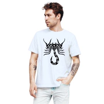 Camiseta Signo Escorpião Tribal Zodíaco Personalizada