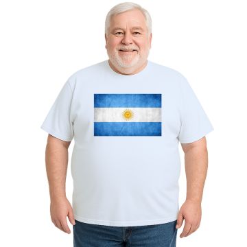 Camiseta Argentina Bandeira Estampa Personalizada