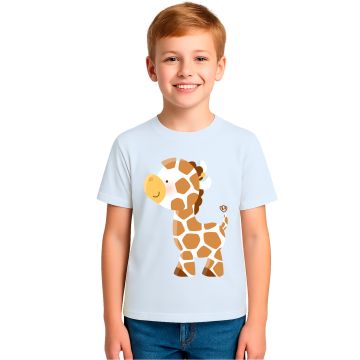Camiseta Girafa Mini Girafinha Estampa Personalizada