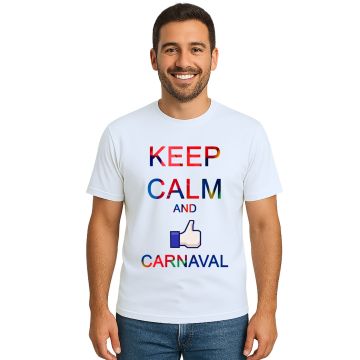 Camiseta Carnaval Keep Calm And Estampa Personalizada