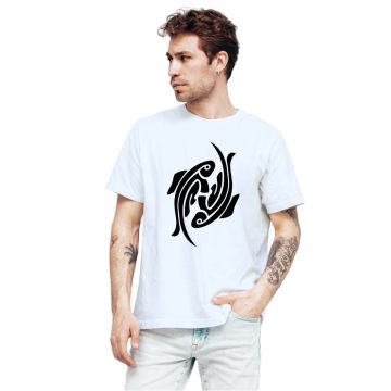 Camiseta Signo Peixes Tribal Astrologia Personalizada