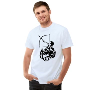 Camiseta Signo Sagitário Tribal Zodíaco Personalizada