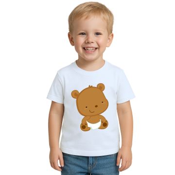 Camiseta Ursinho Baby Urso Estampa Personalizada