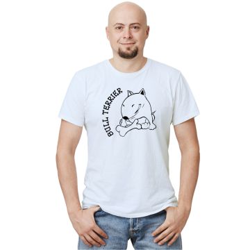 Camiseta Cachorro Bull Terrier Pet Estampa Personalizada