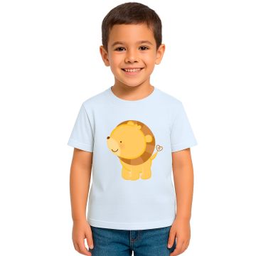 Camiseta Mini Leão King Lion Estampa Personalizada