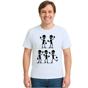 Camiseta Et Dançando Extraterrestre Alienígena Personalizada