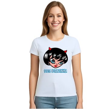 Camiseta 98% Boazinha Carnaval Estampa Personalizada