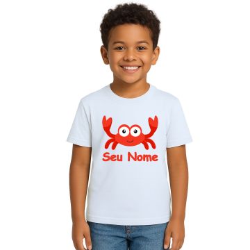 Camiseta Caranguejo Especial Estampa Personalizada