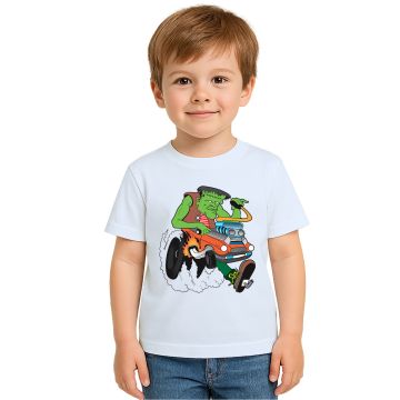 Camiseta Frankenstein Dragster Estampa Personalizada